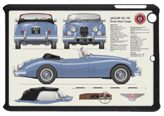 Jaguar XK150S DHC 1957-61 Small Tablet Covers